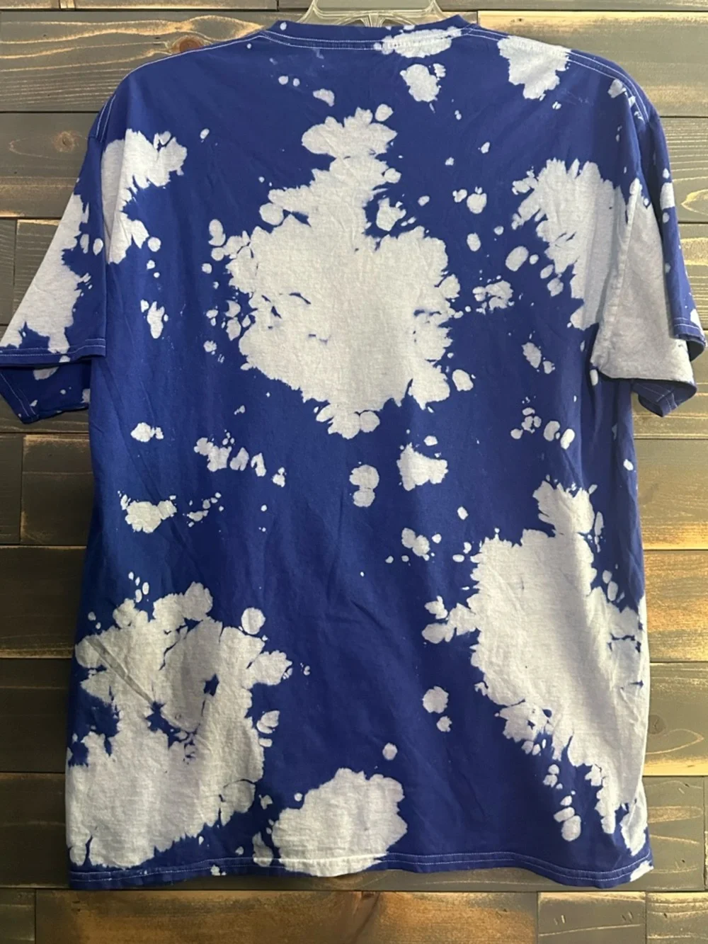 NWOT Iron Maiden Short Sleeve Graphic Tee in Blue Tie-Dye